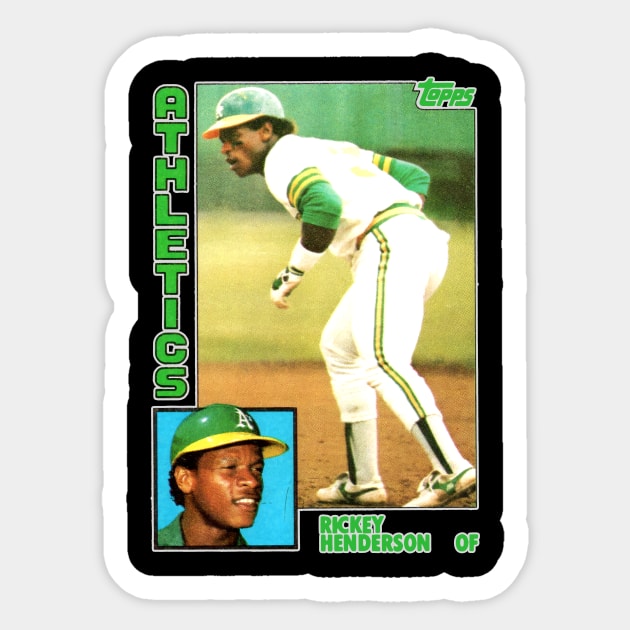 CARD Rickey Henderson Record Stealer Sticker by ngaritsuket